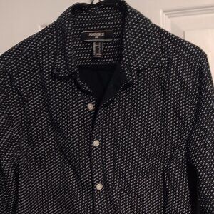 Dark blue Button-up shirt (Forever 21)
